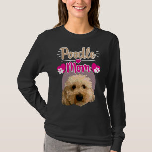 T-shirt Poodle Maman Relaxé Convient