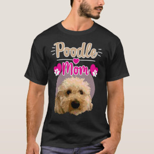 T-shirt Poodle Maman Relaxé Convient