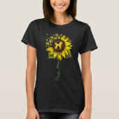 T-shirt Poodle Maman Sunflower Poodle Amant Cadeaux Chift (Devant)