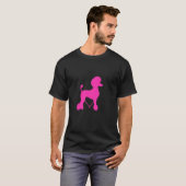 T-shirt Poodle Minimaliste (Devant entier)