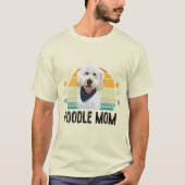 T-shirt Poodle Mom, Poodle Gift pour maman, Best Poochon M (Devant)