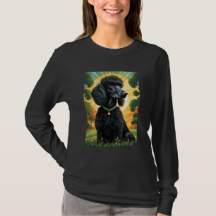 T-SHIRT POODLE NOIR STANDARD LUMIÈRE DU SOLEIL