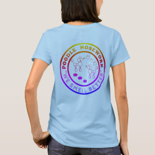 T-shirt "Poodle Nosework - We Smell Better"