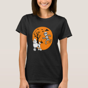 T-shirt Poodle Os Halloween Costume Chien Propriétaires
