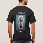T-shirt Poodle Papa Goofy Chien Papa (Dos)