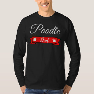 T-shirt Poodle Papa mignon chien cadeau chien
