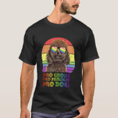 T-shirt Poodle Pro Choice Pro Feminism Pro Chiens Lgbtq Fe (Devant)