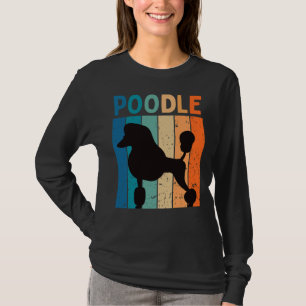 T-shirt Poodle Retro Vintage Poodle