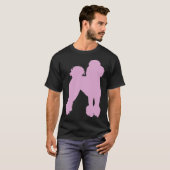 T-shirt Poodle rose (Devant entier)