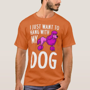 T-shirt Poodle standard Chien Chien Chien Chien Chien Chie