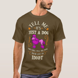 T-shirt Poodle standard Chien Chien Chien Chien Chien Chie