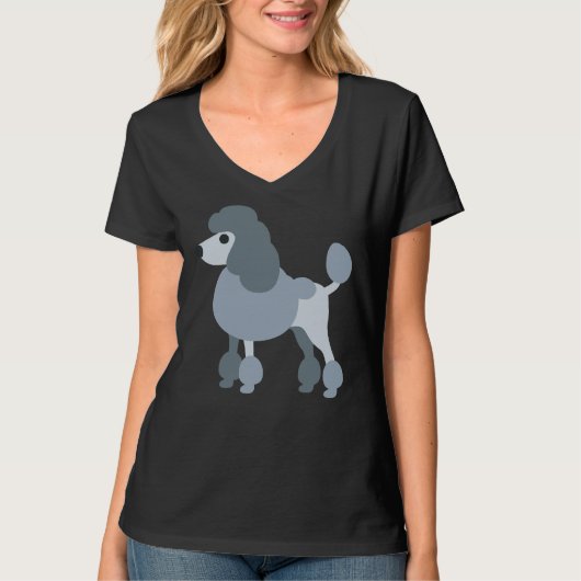 T-shirt Poodle T- (Devant)