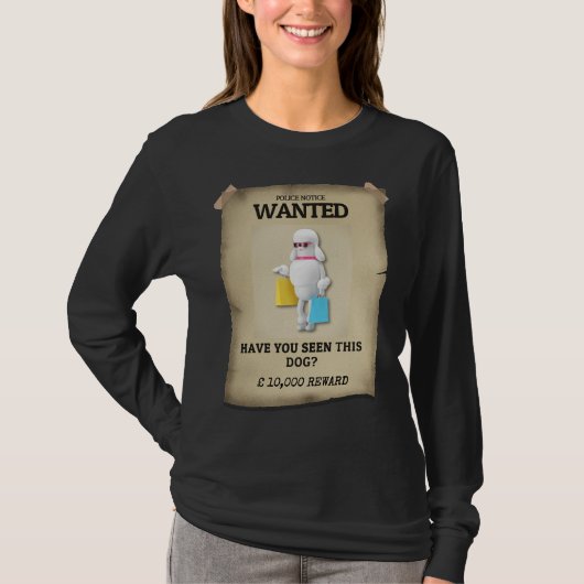 T-shirt Poodle T- (Devant)