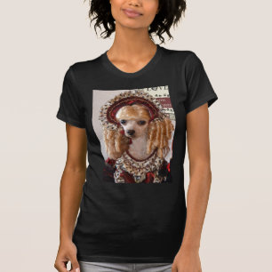 T-shirt Poodle victorien Love Chien Pose