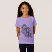 T-shirt : Poodles (Devant entier)
