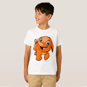 T-shirt Poogle Orange (Devant entier)