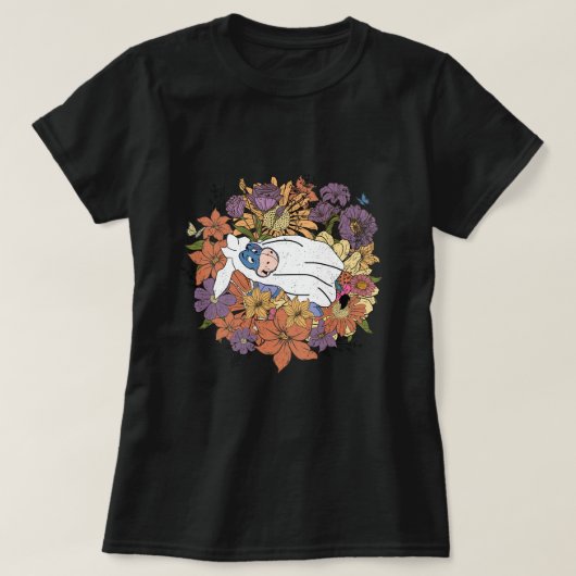 T-shirt pooh fleurs eyeone (Design devant)