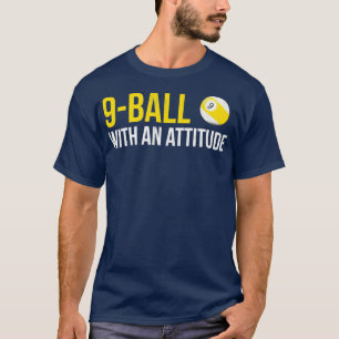 T-shirt Pool 9 Bal Avec Attitude
