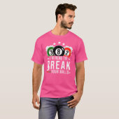 T-shirt Pool Billard Billard Billard Pool Ballons de ruptu (Devant entier)