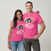T-shirt Pool Billard Billard Billard Pool Ballons de ruptu (Unisexe)
