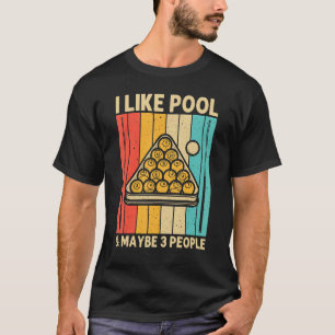 T-shirt Pool cool Pour Hommes Billard Snooker Femmes Billa