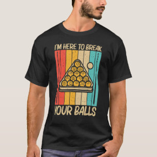 T-shirt Pool cool Pour Hommes Billard Snooker Femmes Billa