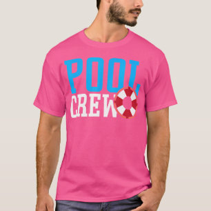 T-shirt Pool Crew Pool Staff Lifeguard Boys Piscine