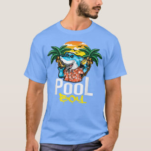 T-shirt Pool Garçon I Requin Poisson I Enfants I Funny Req