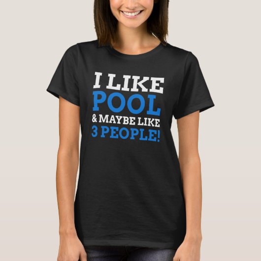 T-shirt Pool Player & Pool Ball (Devant)