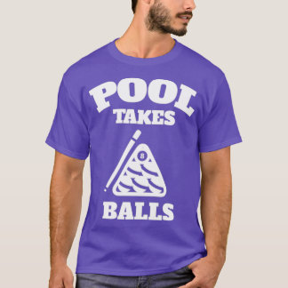 T-shirt Pool prend des balles Punny Pocket Billard