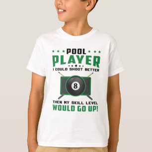 T-shirt Pool Snooker Billiard 8 Ball Billiards Idée Cadeau