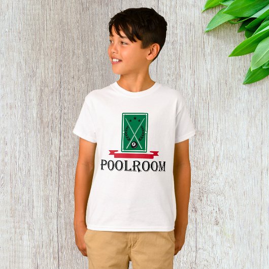 T-shirt Poolroom Billiards Classic 8 Ball