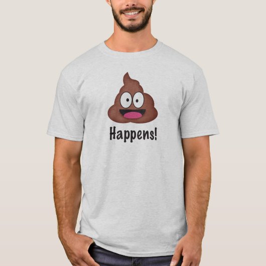 T-shirt POOP ! Drôle (Devant)
