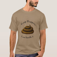 "Poop Happens" Personnalisable Drôle Jour stressan