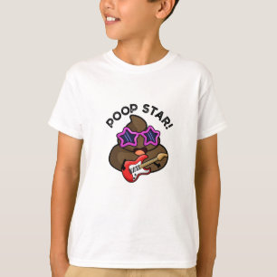 T-shirt Poop Star Funny Pop Star Pun