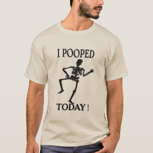 T-shirt poopé aujourd'hui poop fart blague drôle poop sh