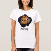 T-shirt Poopiter Funny Planet Jupiter Pun (Devant)