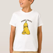 T-shirt Poopy Fruity Funny Fruit Banana Pun (Devant)