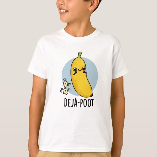 T-shirt Poot de deja Funny Banana Double Pun de panier (Devant)