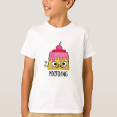 T-shirt Poot Drôle Pudding Fart Pun (Devant)