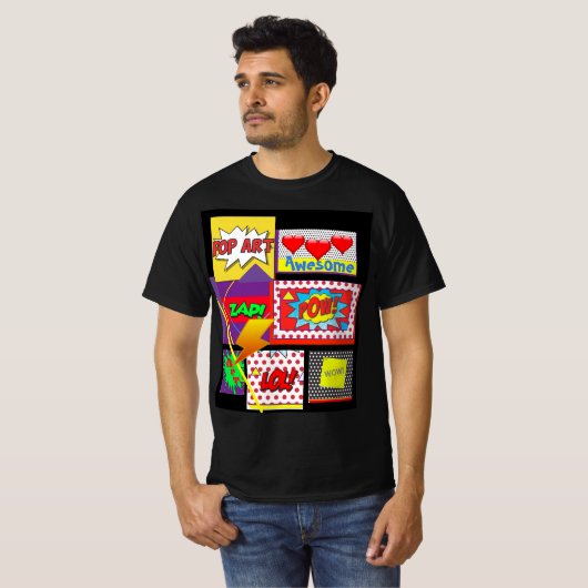 T-shirt Pop Art (Devant entier)