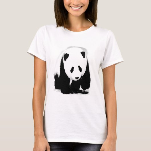T-shirt Pop Art Baby Panda (Devant)