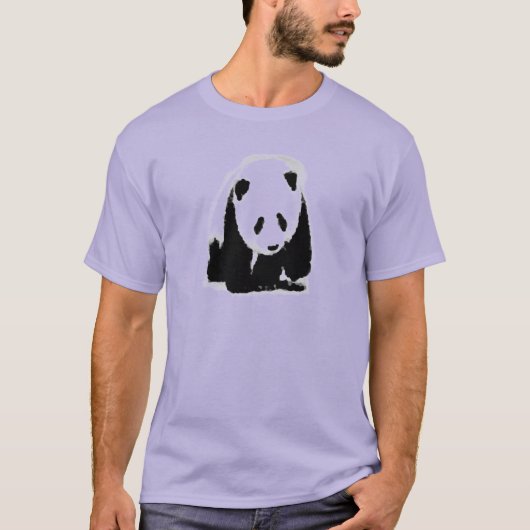T-shirt Pop Art Baby Panda (Devant)