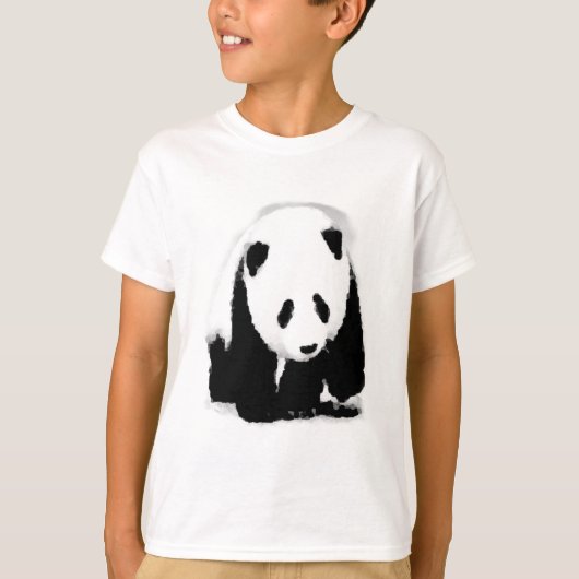 T-shirt Pop Art Baby Panda (Devant)