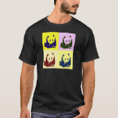 T-shirt Pop Art Baby Pandas (Devant)