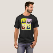 T-shirt Pop Art Baby Pandas (Devant entier)