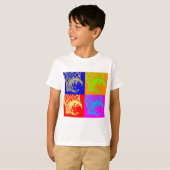 T-shirt Pop Art Basket (Devant entier)
