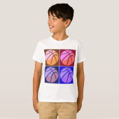 T-shirt Pop Art Basket (Devant entier)