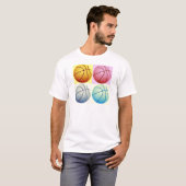 T-shirt Pop Art Basket (Devant entier)