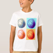 T-shirt Pop Art Basket (Devant)